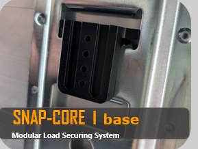 SNAP-CORE base — Grundträger für die Zurrschiene